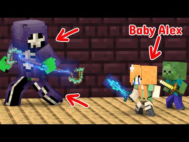 Baby Monster Destroy The Devil Of Hell  - Minecraft Animation