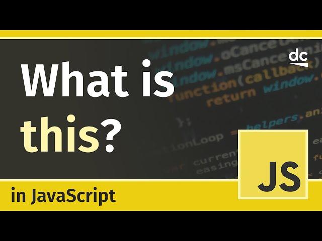 JavaScript "this" Keyword Explained