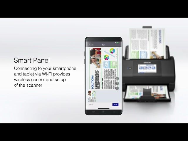 Maximize Productivity with the Epson ES-580W | Touchscreen Desktop Document Scanner - Kepler Tech