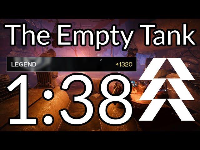 Legend The Empty Tank Speedrun - 1:38 (Hunter)