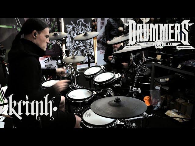 Kerim „KRIMH” Lechner. SEPTICFLESH-Coming Storm. Live at Drumzilla Fest 2023. Italy (Drum Cam)