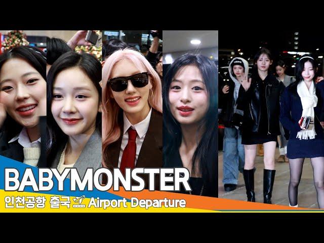 베이비몬스터, 김포국제공항 출국️BABYMONSTER Airport Departure 2024.12.26 Newsen