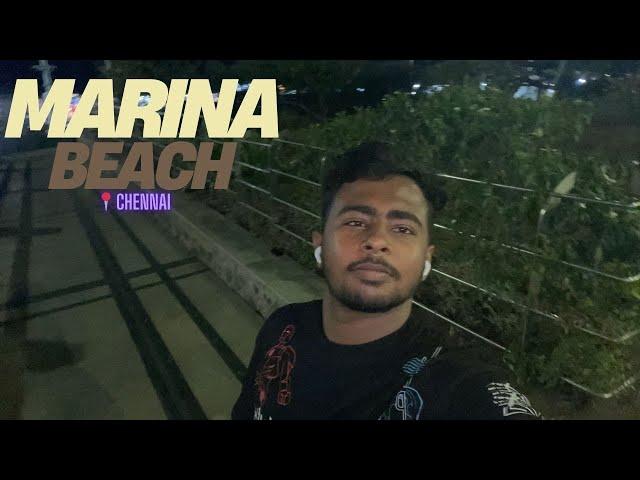 Chennai's Marina Beach | First Vlog of Solo Traveler | Vlog 1 | #chennai