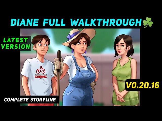 DIANE COMPLETE STORYLINE QUEST | DIANE FULL WALKTHROUGH SUMMERTIME SAGA 0.20.16 LATEST VERSION