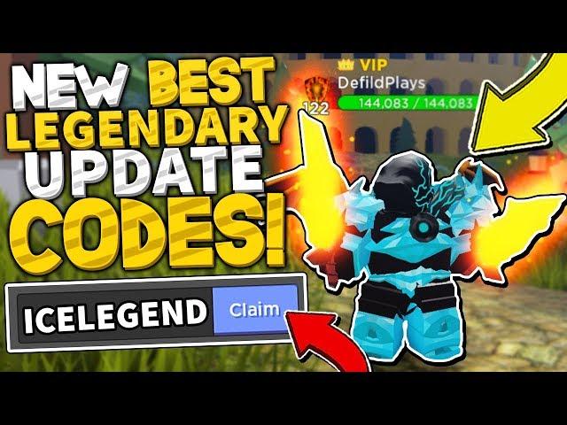 NEW BEST RUMBLE QUEST FROST LEGENDARY UPDATE CODES!! *MUST USE!* Roblox