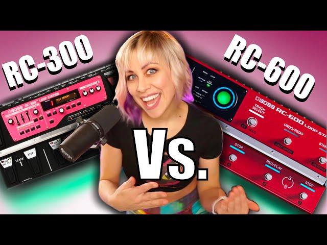 Comparing the Boss RC-600 to the RC-300