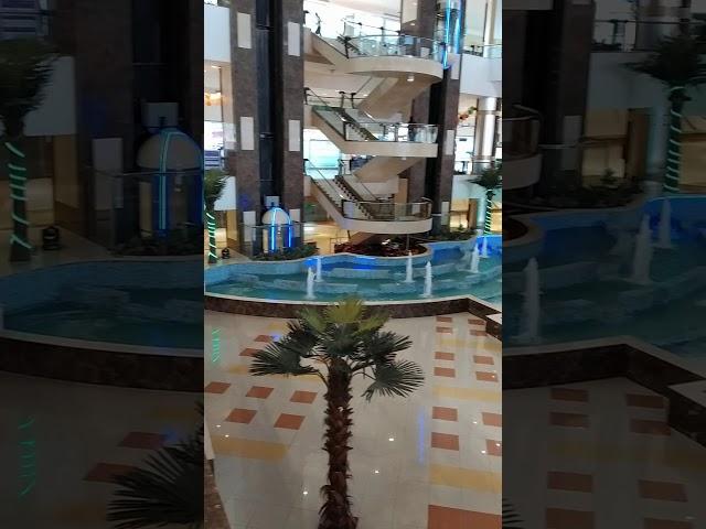 Beautiful view of fountain in Flamingo Mall in Jeddah