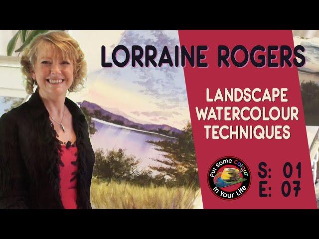 Landscape Watercolour Techniques with Lorraine Rogers - Flashback | Colour In Your Life