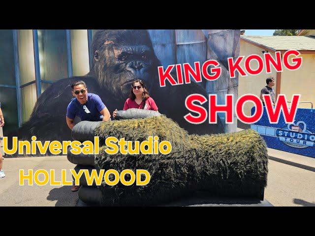 TOUR AT THE FAMOUS MOVIE KING KONG ACTION 3D SHOW | Universal Studio Hollywood California