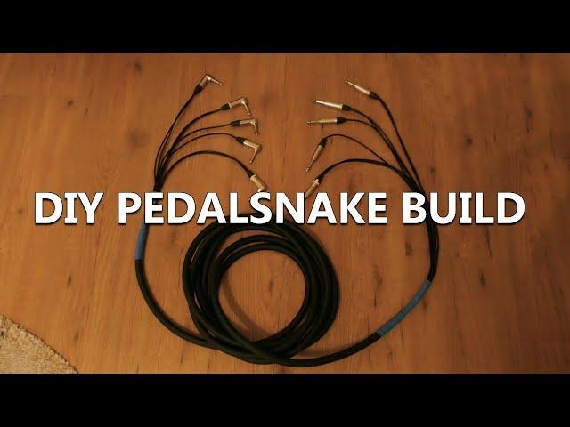 Making a custom DIY pedalsnake with Neutrik connectors