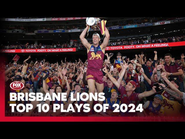 A season to remember for the Premiers! | Brisbane Lions' Top 10 plays | Fox Footy