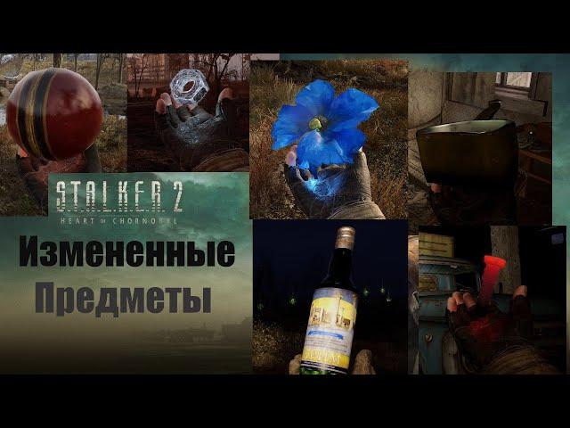 S.T.A.L.K.E.R. 2: Heart of Chornobyl Измененные предметы.