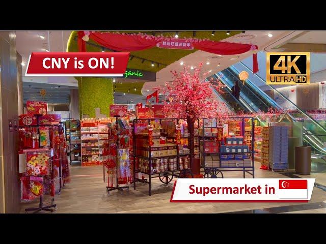  CELEBRATING CNY at FairPrice Finest in Changi, Singapore [4k Video]