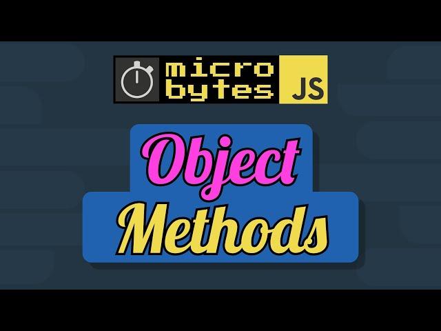 JavaScript Object Methods In 90 Seconds #JavaScriptJanuary