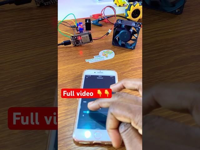 DC Motor Speed control with ESP32 using Arduino Cloud #electronics #engineering #emgineer