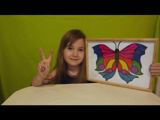 Бабочка из пластилина! Butterfly, clay!