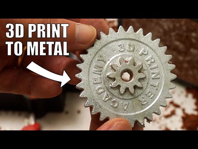 3D print to METAL (easier than you think)