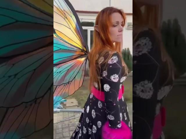 FlutterWing Fairy wings are app controlled and can be custom made for you  #cosplay