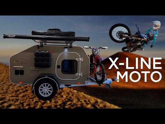 X-Line Moto camper with motorcycle carrier || Lifestylecamper