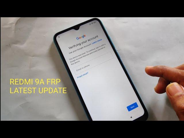 Redmi 9A (M2006C3LI) FRP Bypass MIUI 12 Easy Method