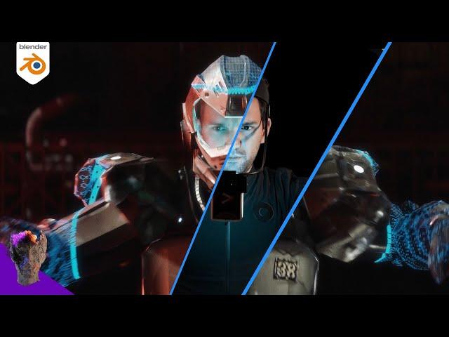 Iron Man NanoTech like Sci-Fi Suit with Motion Capture