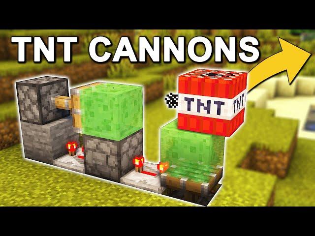 Easy TNT Cannon Designs in Minecraft 1.21 (Tutorial)