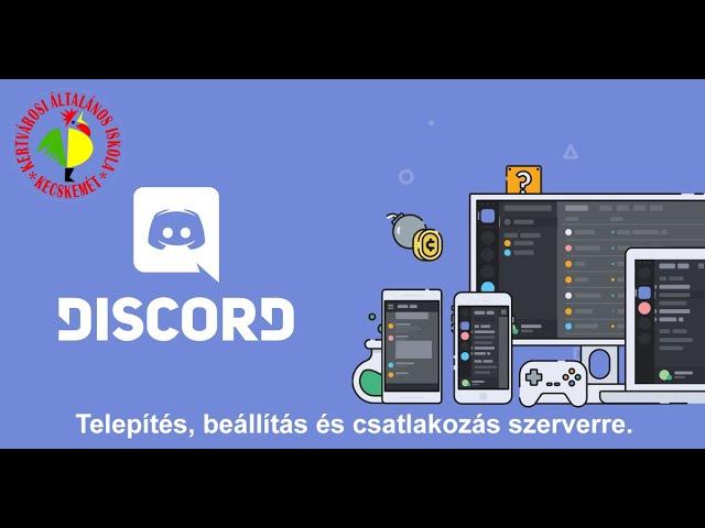 Discord telepítése és csatlakozás szerverhez