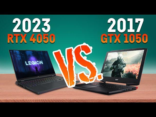 GTX 1050 vs RTX 4050 - 2017 vs 2023 - 6 Years of Entry LVL GPU Laptops!