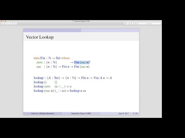 John Leo: Dependent Types in GHC