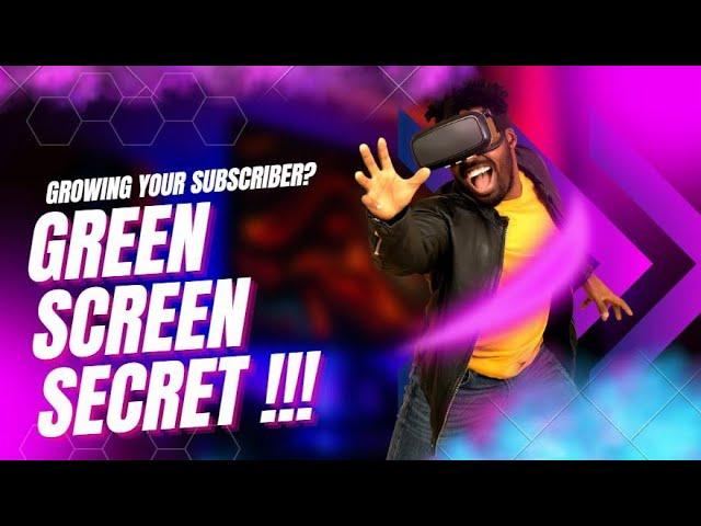 Unlock the Secret to Growing Your Subscribers with THIS Green Screen Trick!