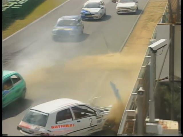 Unknown Clio Crash at Hockenheim