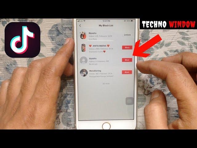 How to Block and Unblock Someone on Tik Tok