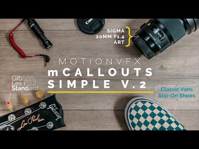 MotionVFX mCallouts Simple 2 Review & Tutorial - The Best FCPX Tracked Titles Got Better?