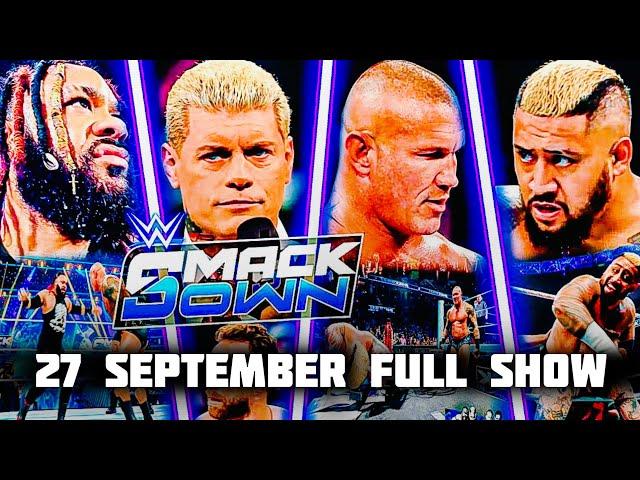 WWE Smackdown Highlights 27 September 2024 - WWE Smack down Highlights 9/27/2024 Full Show today