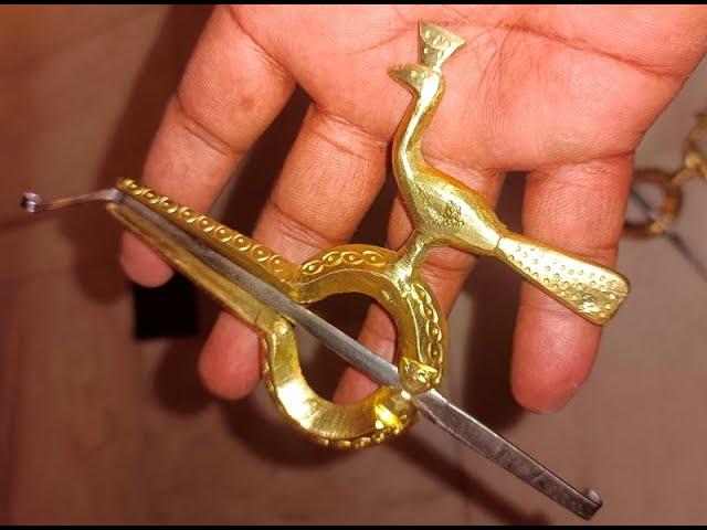 brass Peacock morchang | traditional morchang | jews harp for sale | special musical instrument