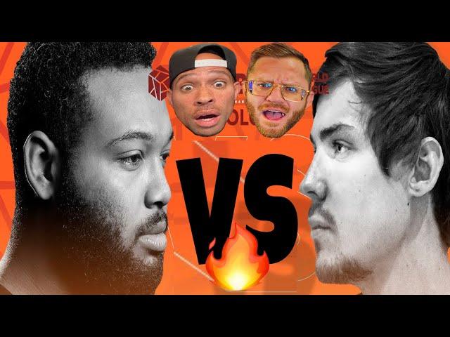 American Rapper FIRST time EVER seeing King Inertia  vs Helium  | GRAND BEATBOX BATTLE 2021!