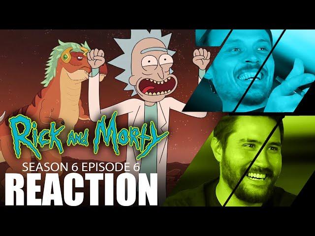 Rick and Morty 6x6 REACTION!! "Juricksic Mort"