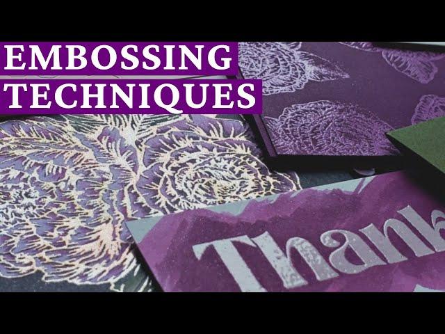 5 Heat Embossing Techniques To Try Today