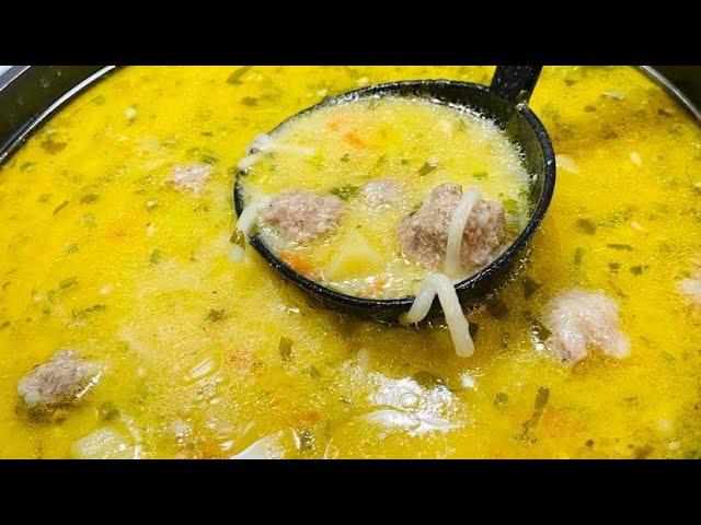 Супа топчета със застройка за ценители | Meatball Soup Recipe | Суп с фрикадельками Рецепт