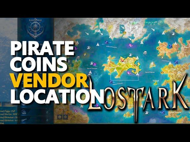 Pirate Coins Vendor Lost Ark Location