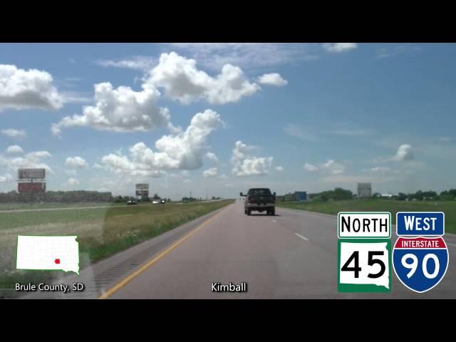 Time Lapse Drive - Minneapolis, MN to Rapid City, SD