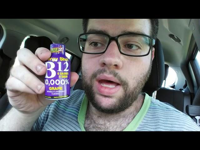 Deadcarpet Energy Drink Reviews - Grape Stacker-2 B12 10,000% Energy Shot