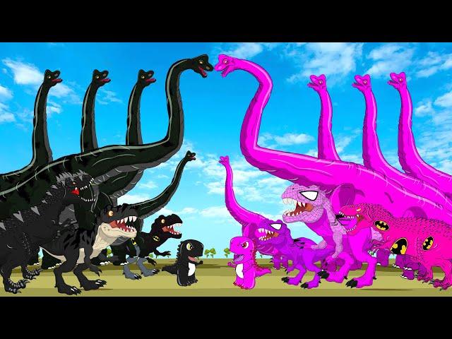 Transform Dinosaur T-rex vs Brachiosaurus: The First Minutes The Dinosaurs Went Extinct