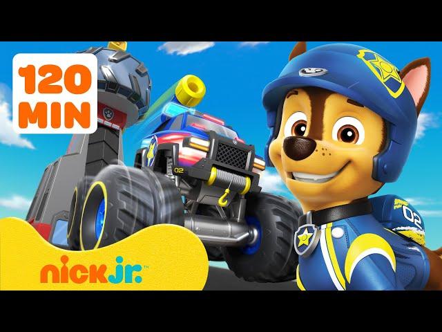 Paw Patrol | ¡Aventuras de Ruedas de Rescate de PAW Patrol! #7 con Chase  2 Horas | Nick Jr.