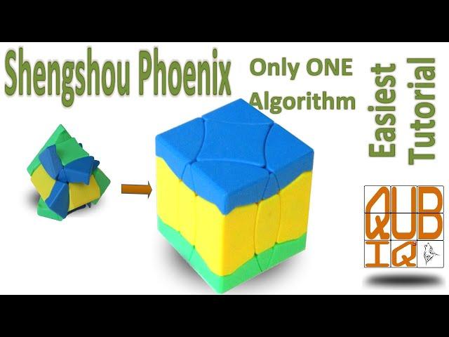 Phoenix Cube easy Solve-Tutorial english | Only ONE Alg. | Shengshou Sengso Birds | How to solve