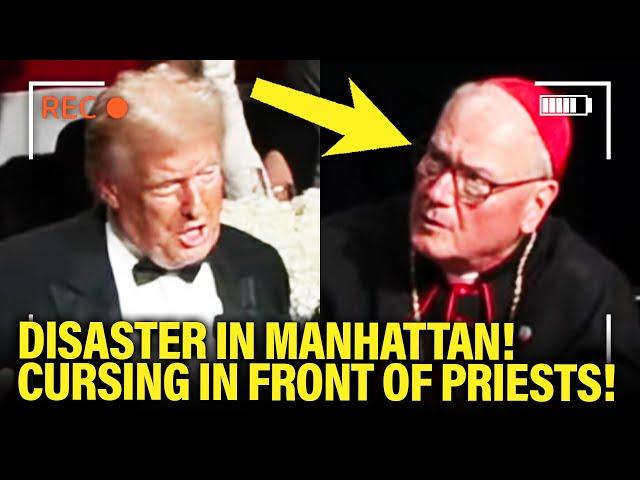 Trump BOMBS at Disaster NYC Event… Cursing at PRIESTS