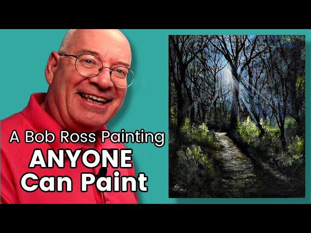 ANYONE CAN PAINT THIS  Bob Ross Landscape | Oils for Beginners