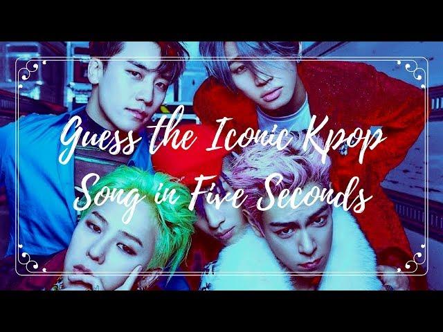 Guess the Iconic Kpop Song by the First Five Seconds