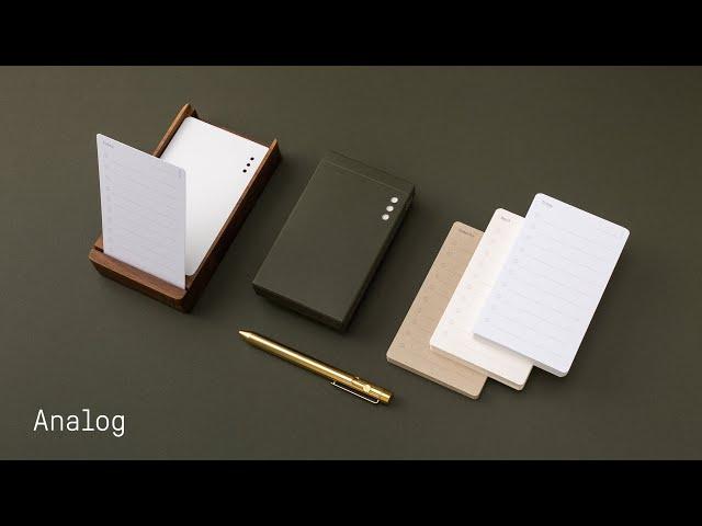 Analog: The Simplest Productivity System