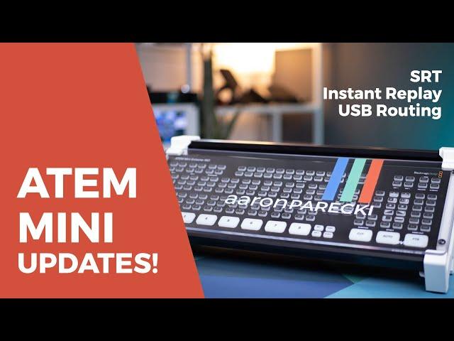 ATEM Mini Pro/Extreme Updates! SRT, Multiview over USB and more! ATEM 9.5